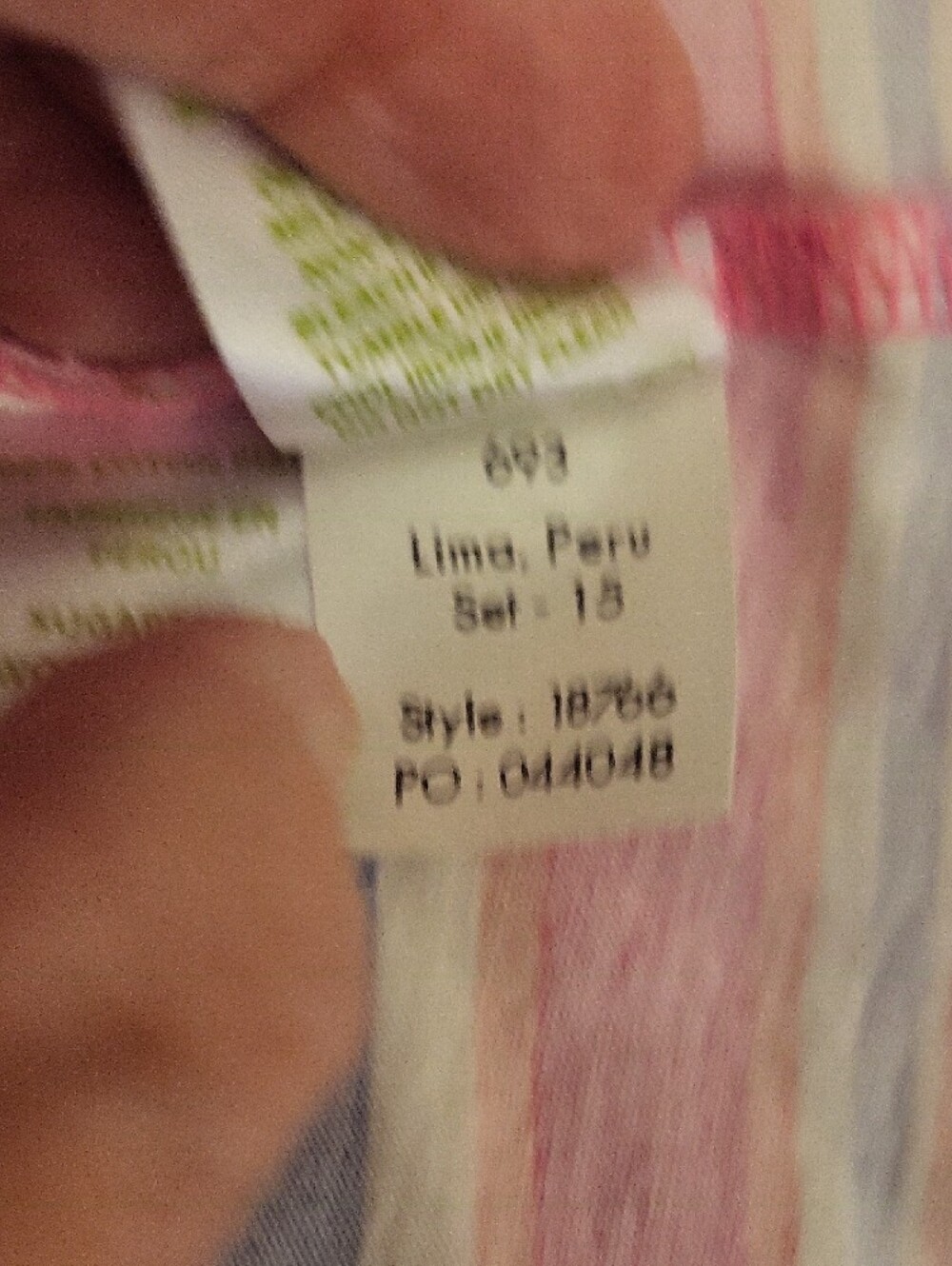 Lilly Pulitzer Pink Tropical Palm Print Tee with Multicolor Accents - Picture 6 of 6
